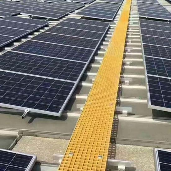 solar panel walkway